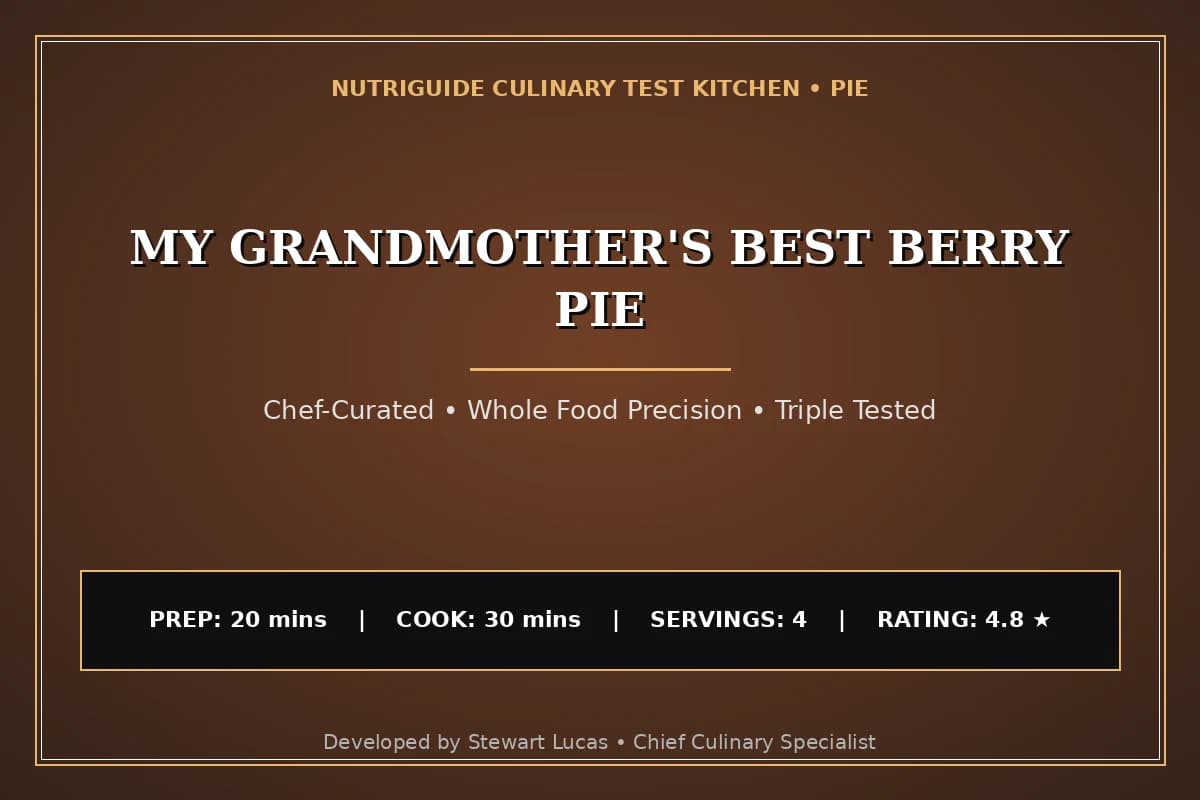 My Grandmother'S Best Berry Pie