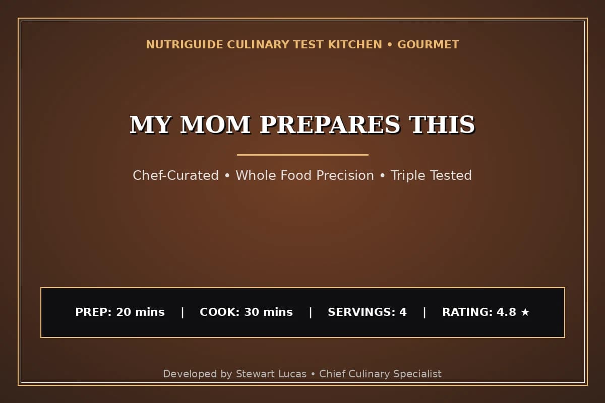 My Mom Prepares This