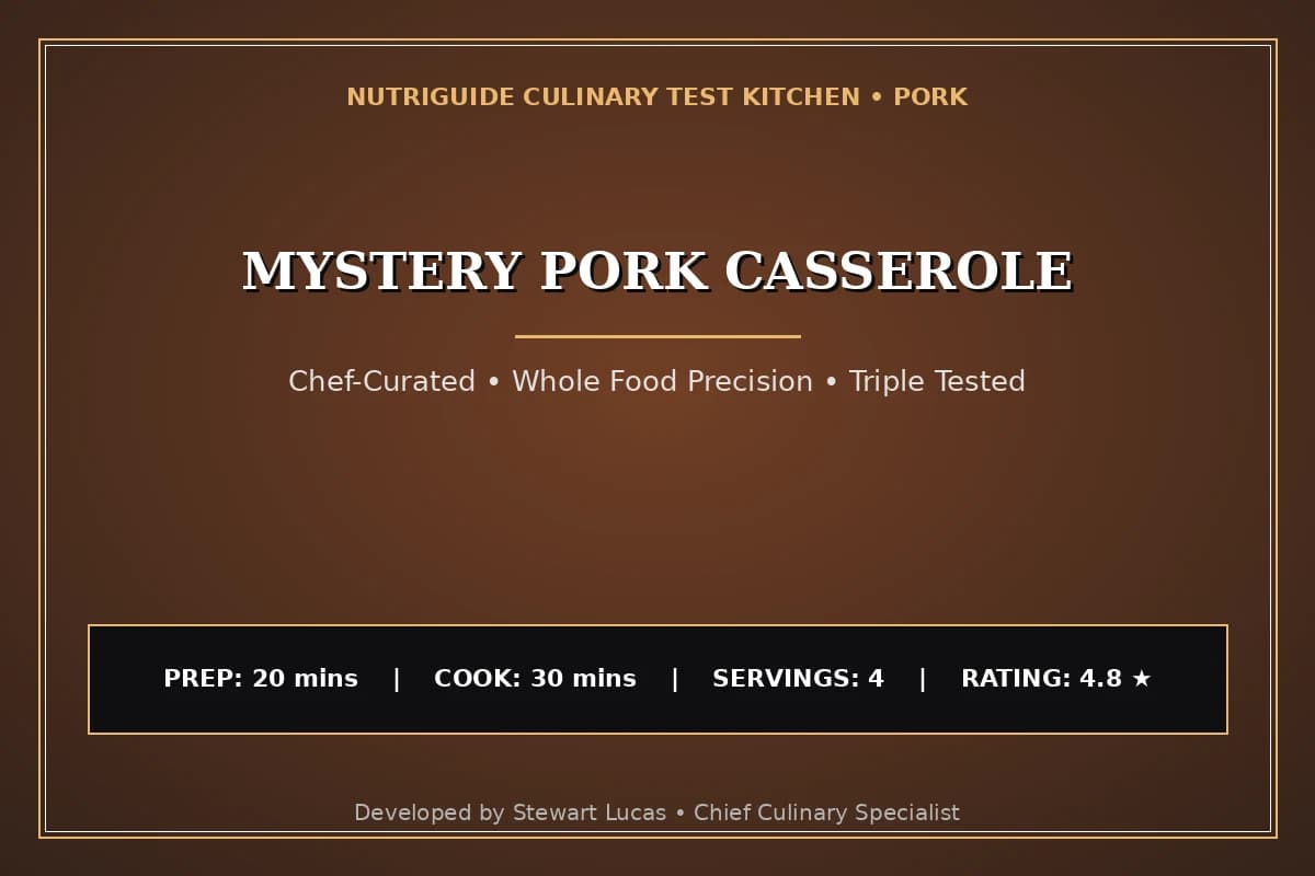 Mystery Pork Casserole