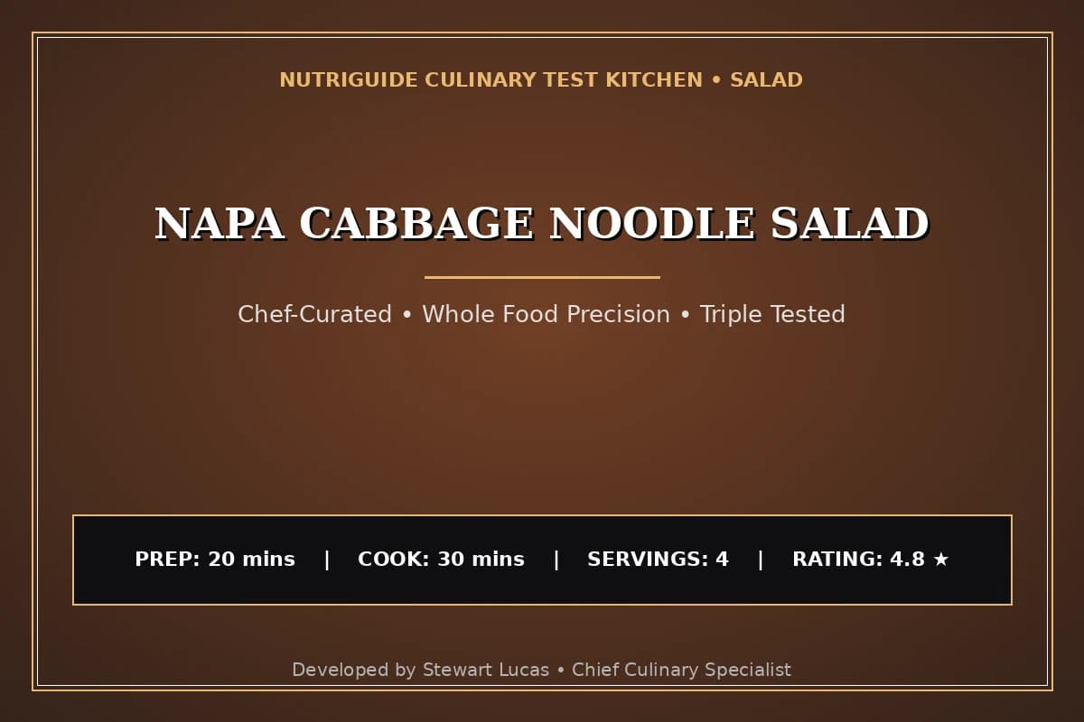 Napa Cabbage Noodle Salad