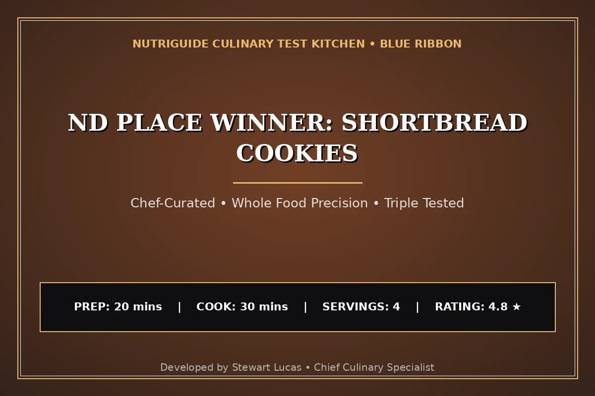 Nd Place Winner: Shortbread Cookies