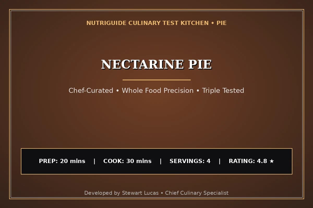 Nectarine Pie