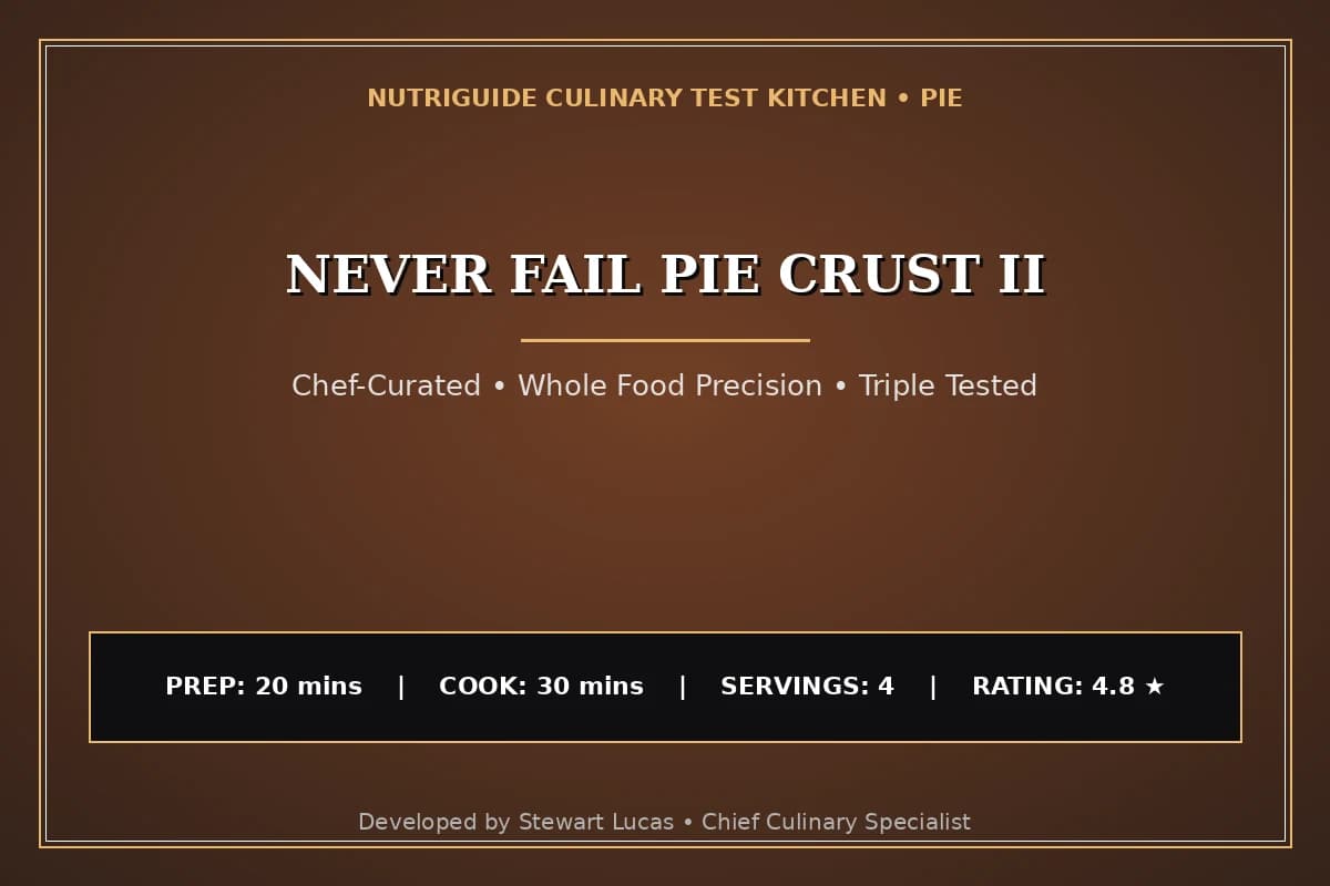 Never Fail Pie Crust Ii