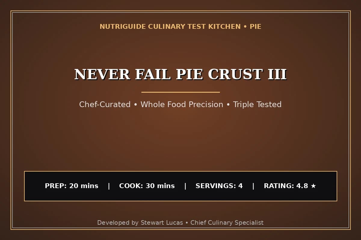 Never Fail Pie Crust Iii