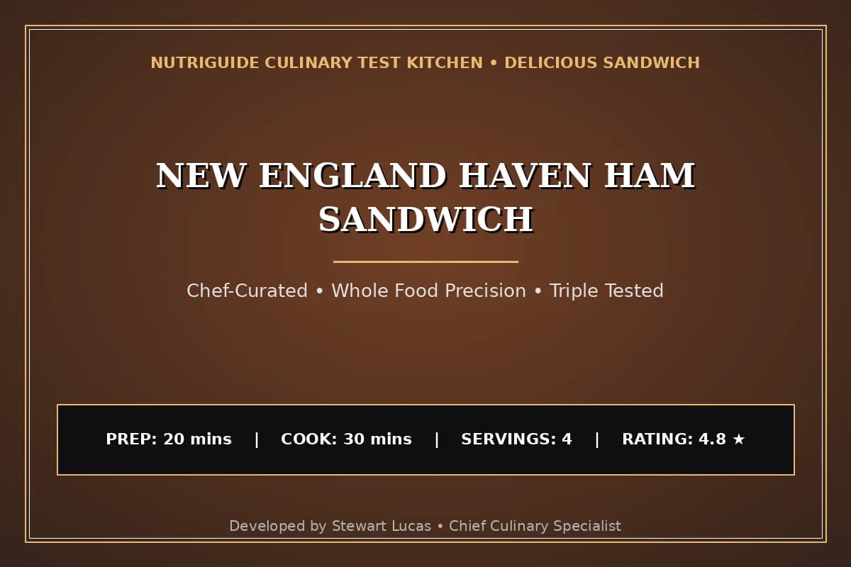 New England Haven Ham Sandwich