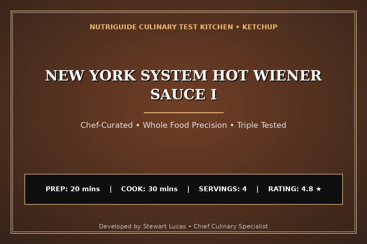 New York System Hot Wiener Sauce I