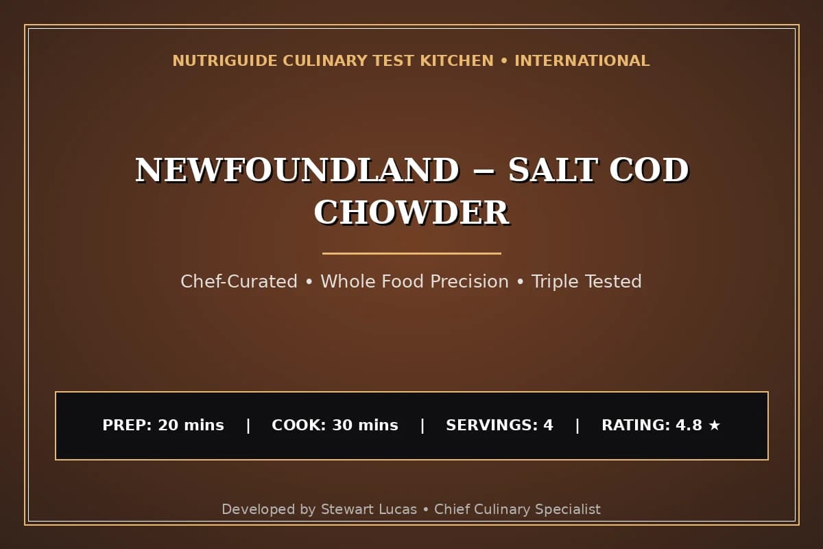 Newfoundland − Salt Cod Chowder
