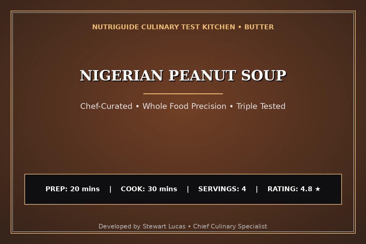Nigerian Peanut Soup