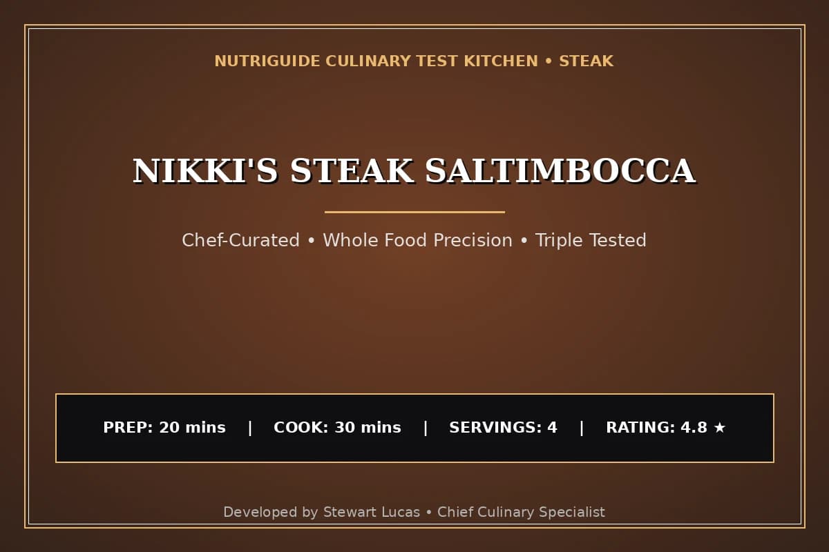 Nikki'S Steak Saltimbocca