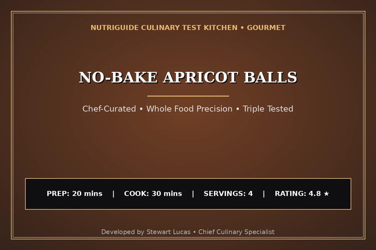 No-Bake Apricot Balls