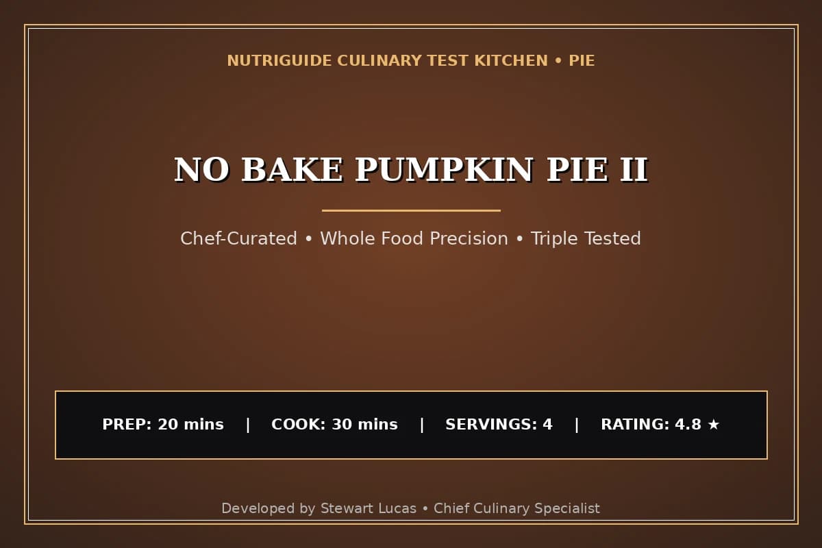 No Bake Pumpkin Pie Ii