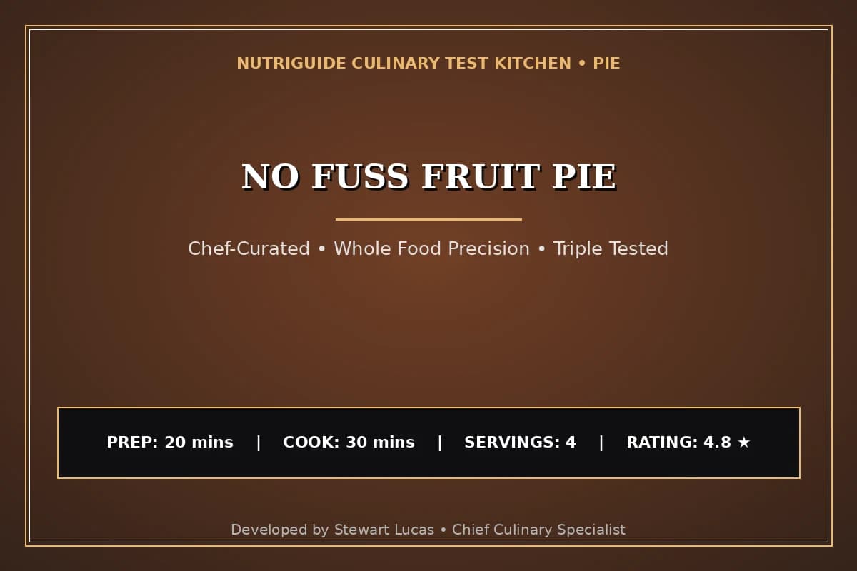 No Fuss Fruit Pie