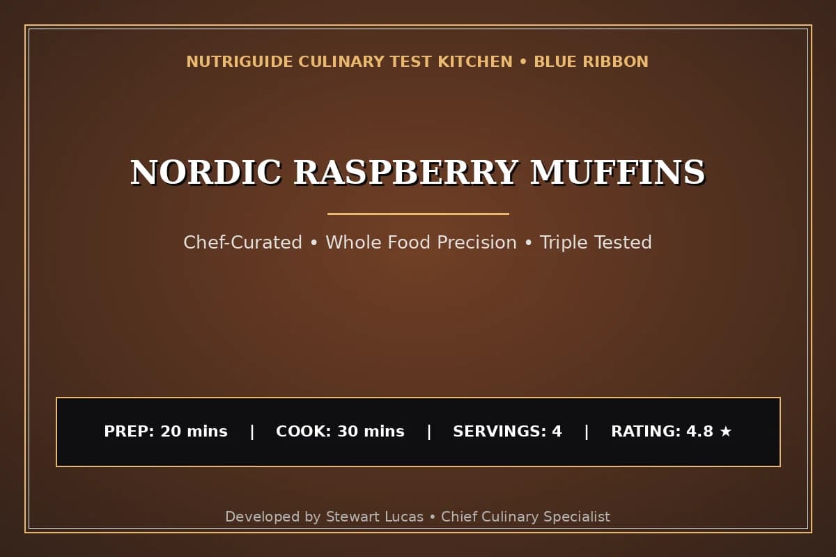 Nordic Raspberry Muffins