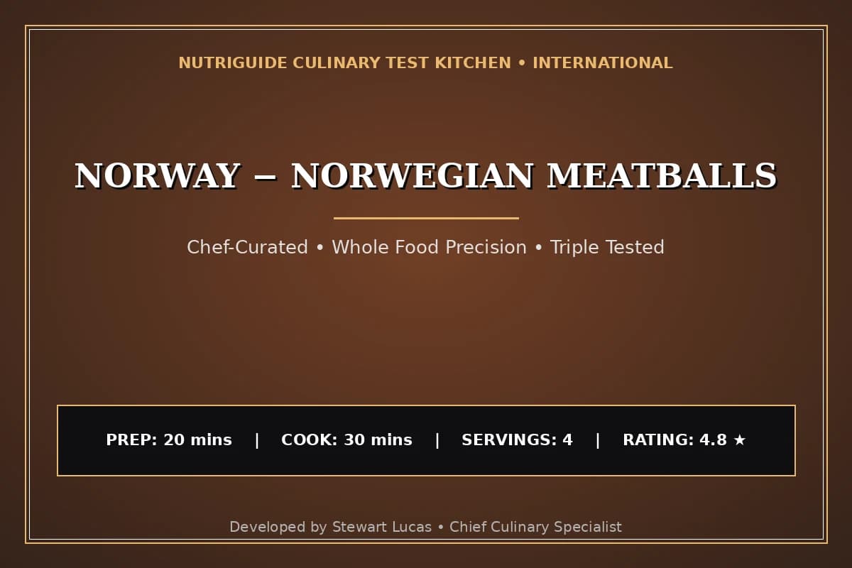 Norway − Norwegian Meatballs