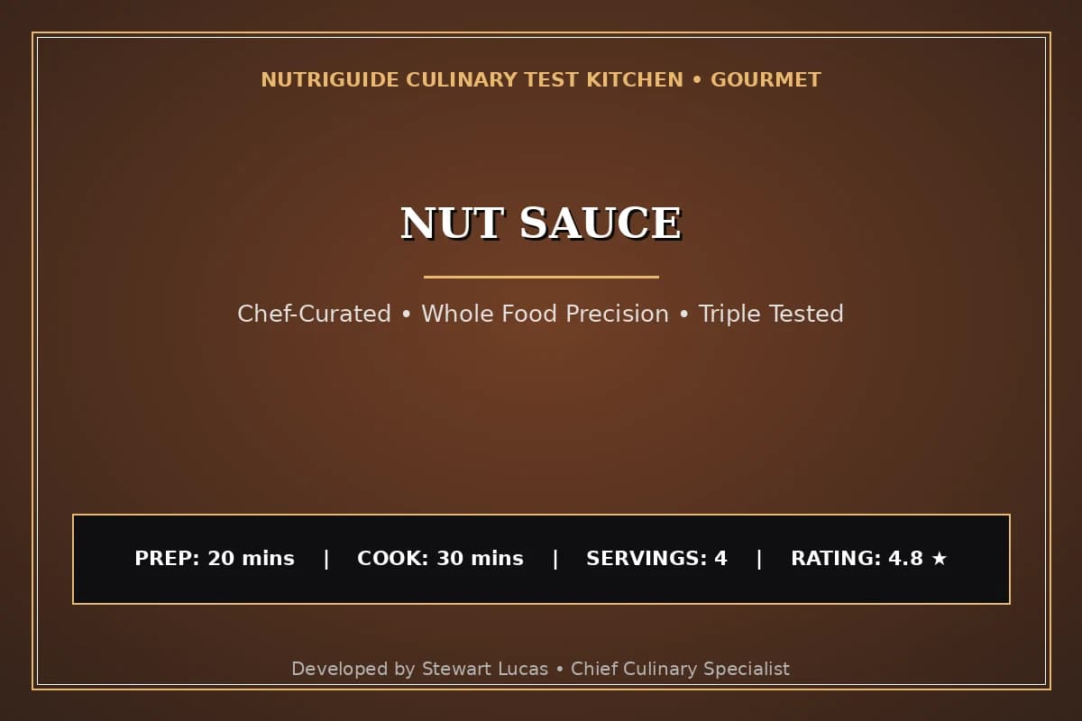Nut Sauce
