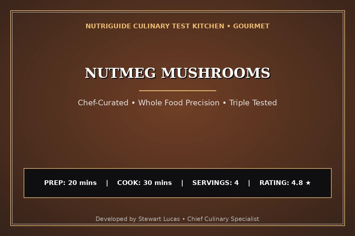 Nutmeg Mushrooms