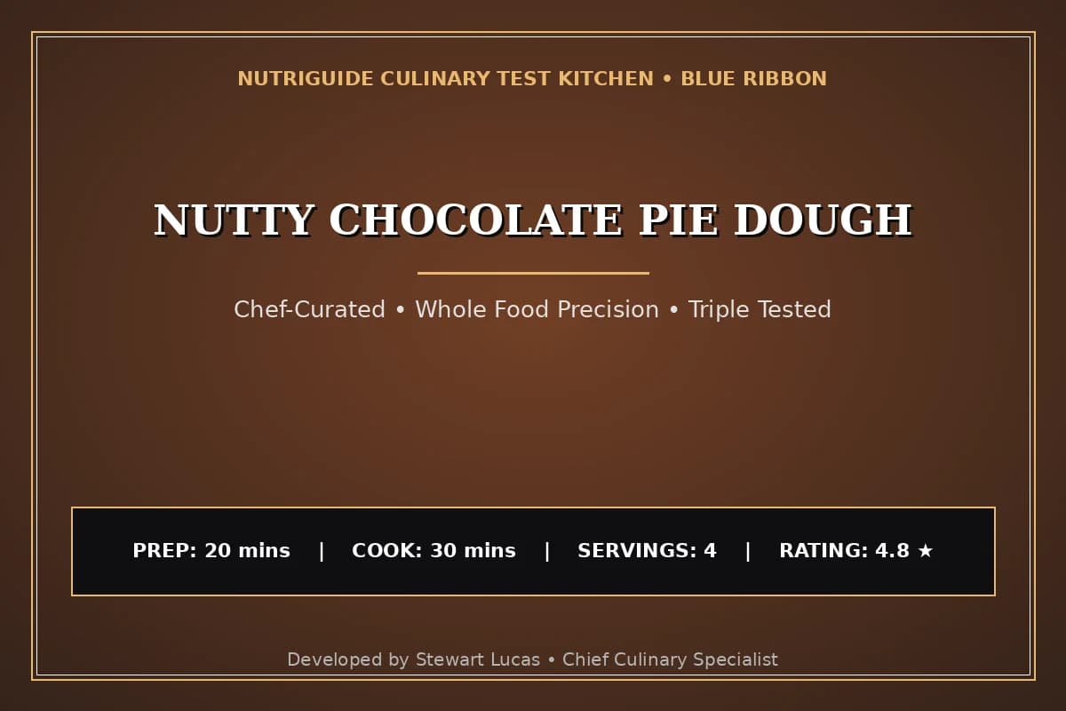 Nutty Chocolate Pie Dough