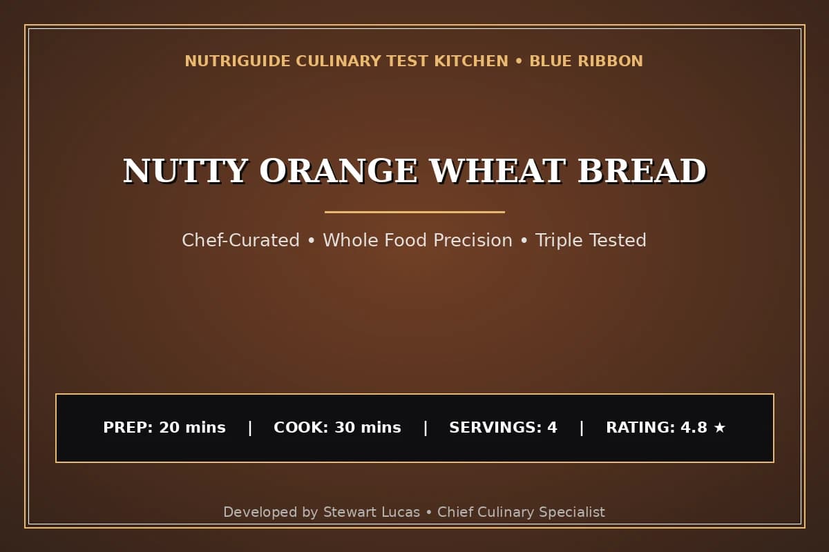 Nutty Orange Wheat Bread