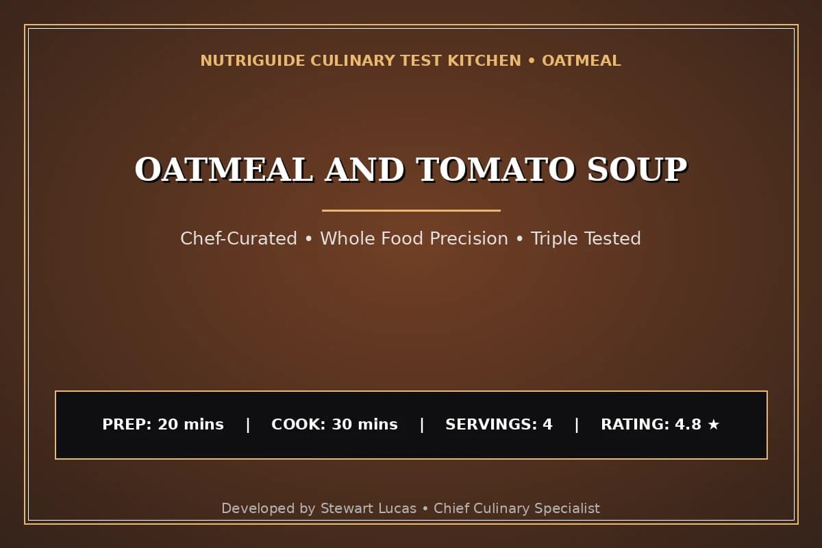 Oatmeal And Tomato Soup