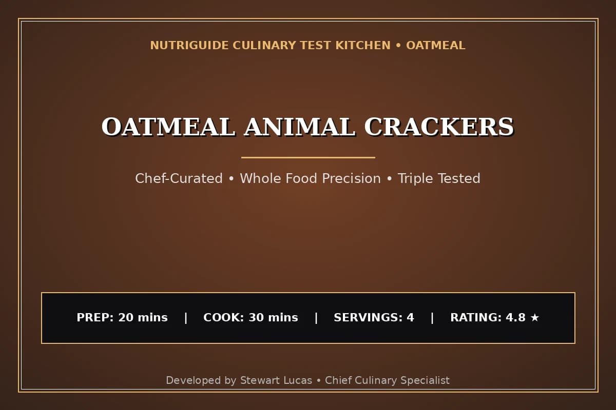 Oatmeal Animal Crackers