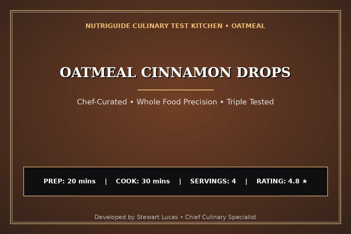 Oatmeal Cinnamon Drops