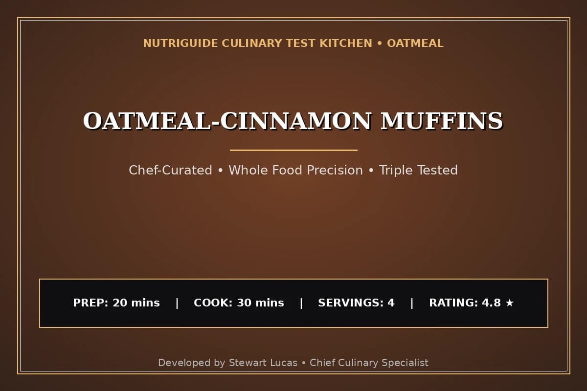 Oatmeal-Cinnamon Muffins
