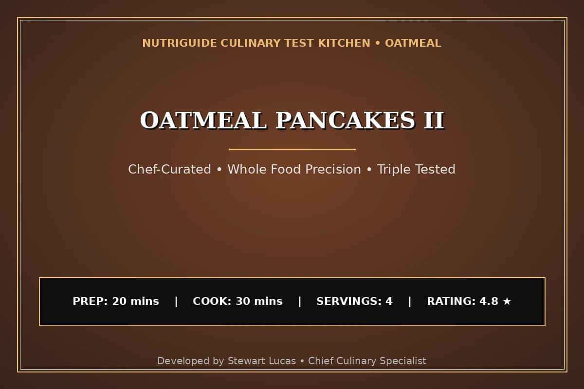 Oatmeal Pancakes Ii
