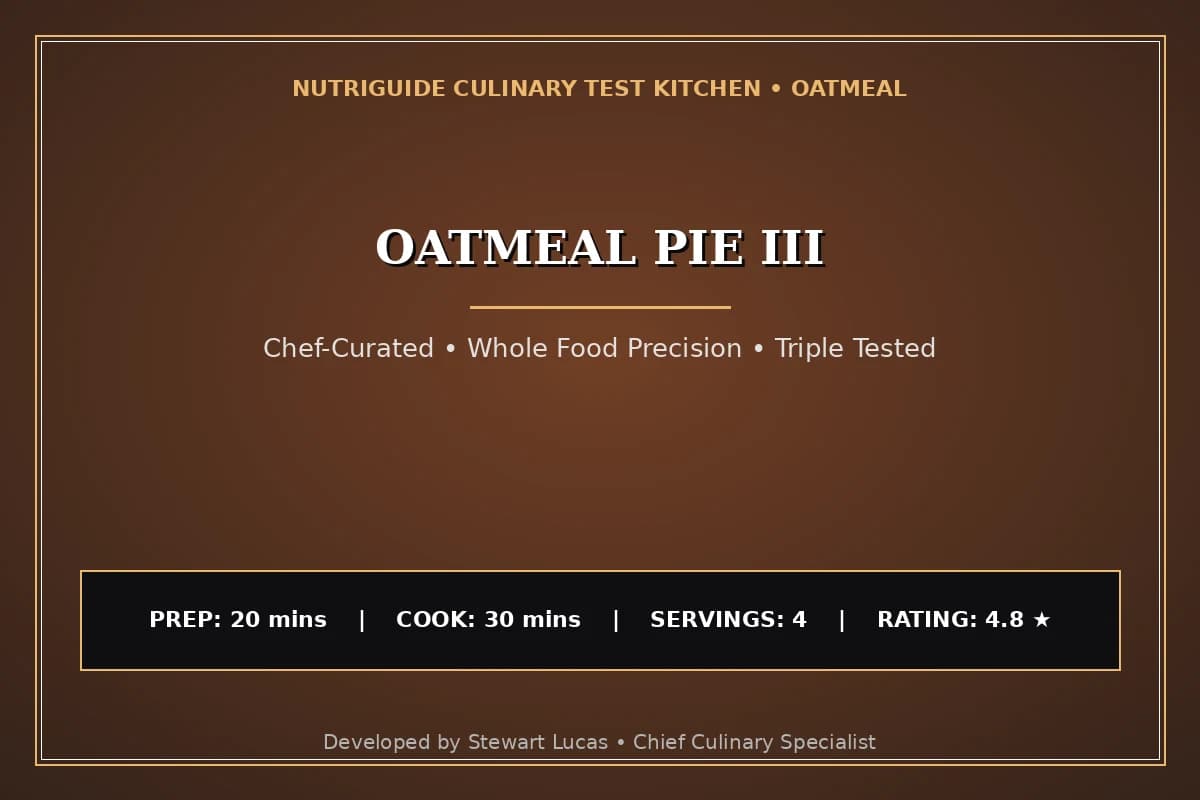 Oatmeal Pie Iii