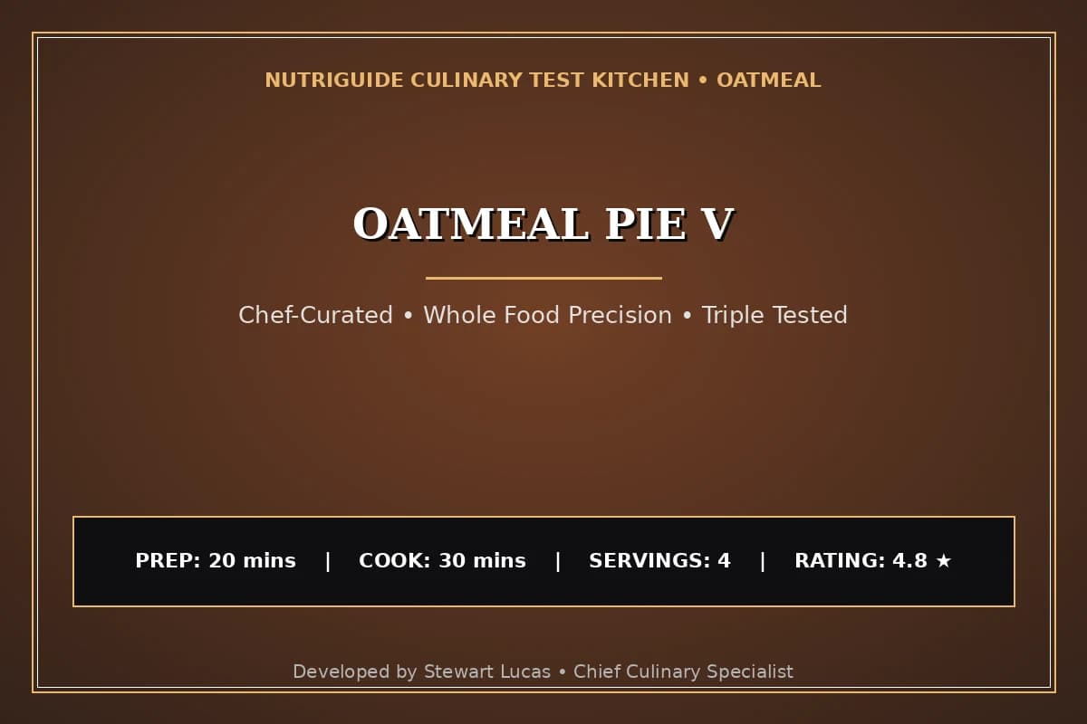 Oatmeal Pie V