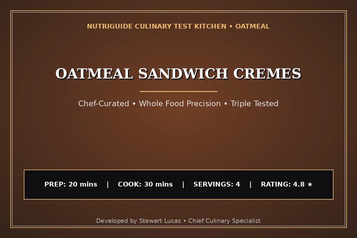 Oatmeal Sandwich Cremes