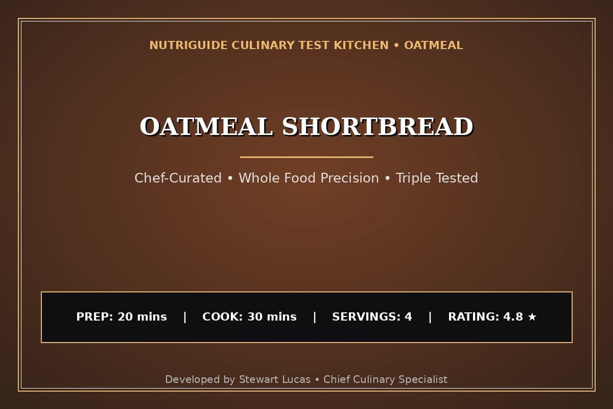 Oatmeal Shortbread