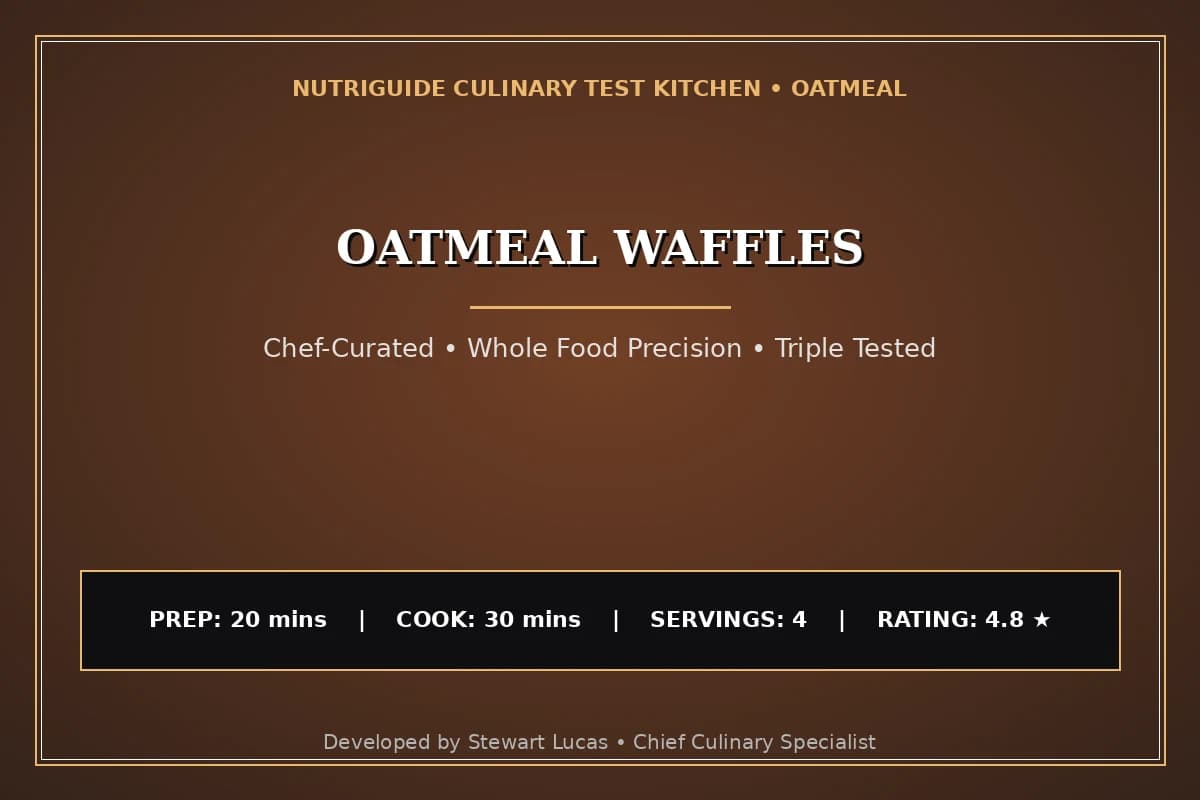 Oatmeal Waffles