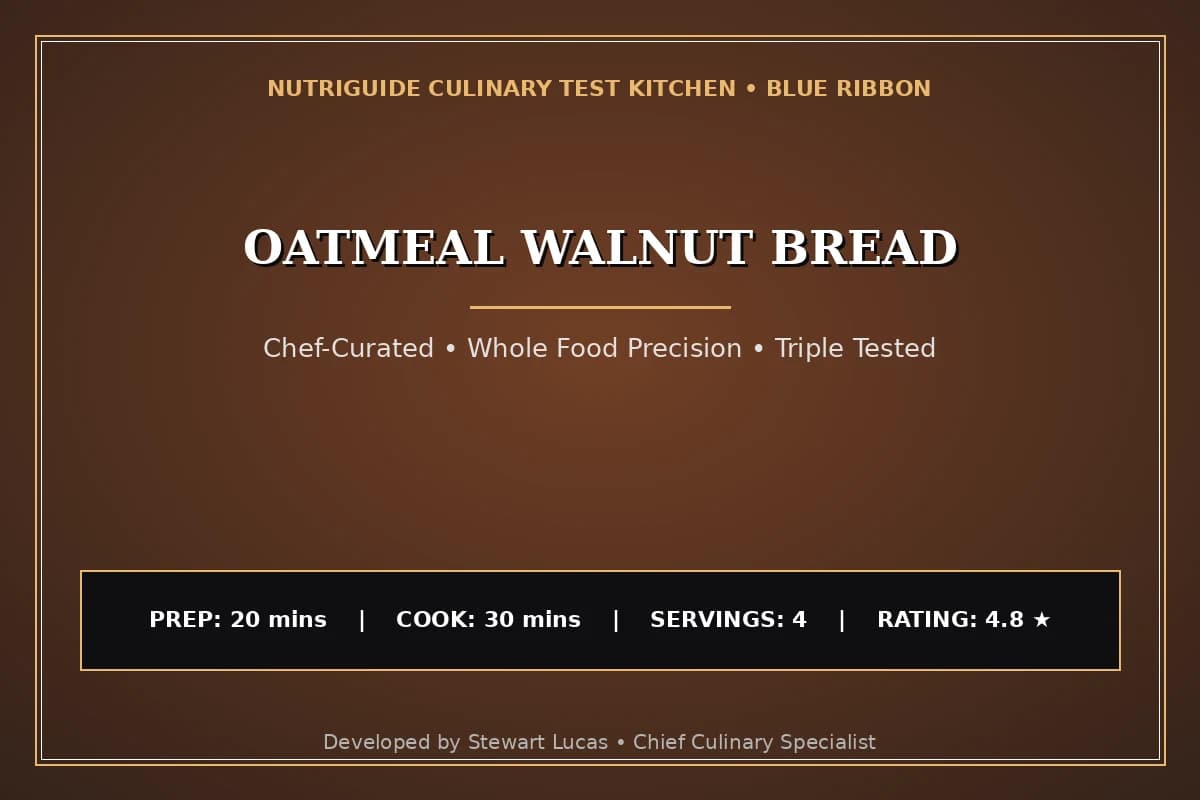 Oatmeal Walnut Bread