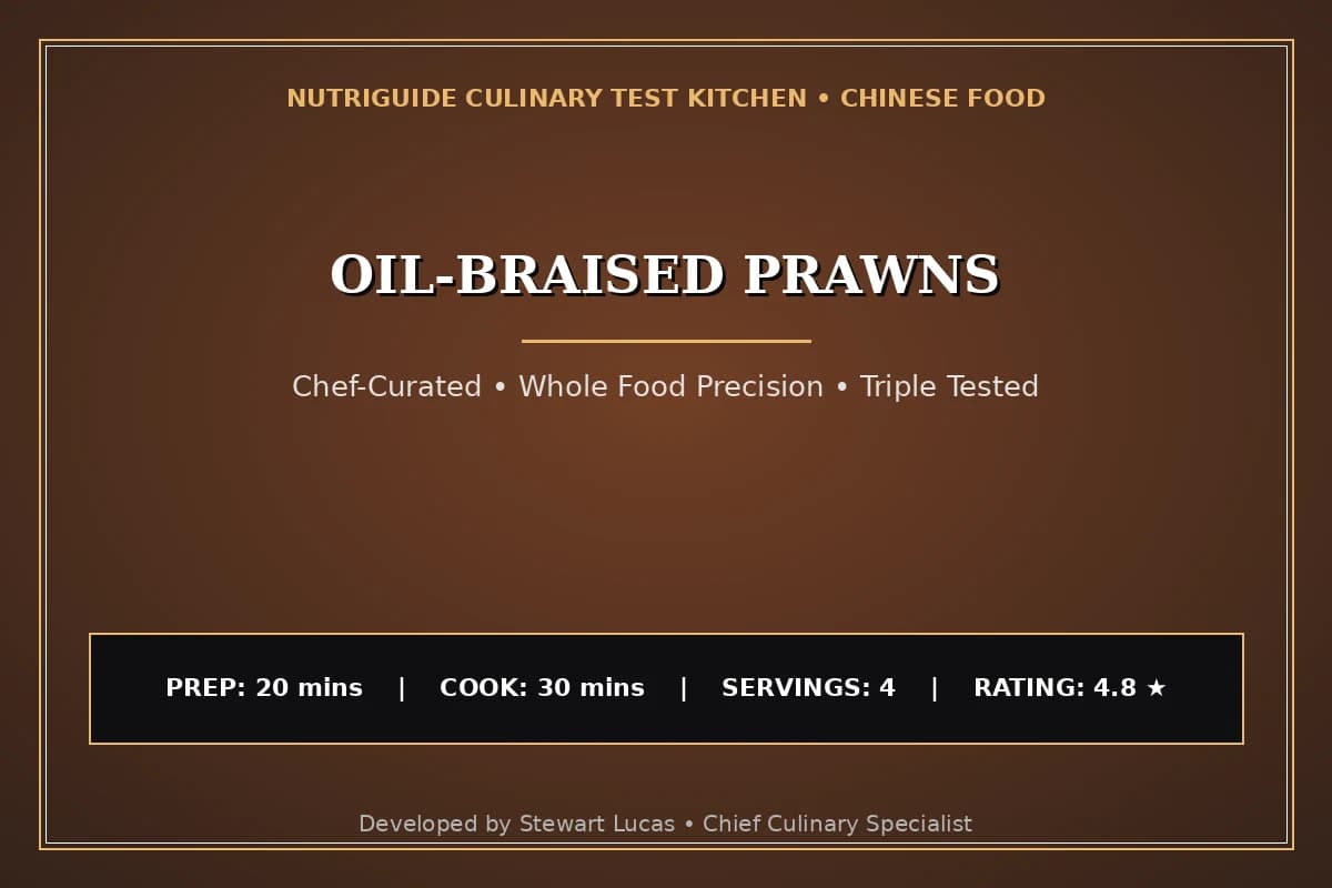 Oil-Braised Prawns