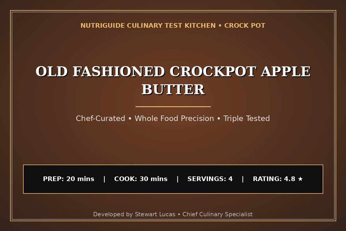 Old Fashioned Crockpot Apple Butter
