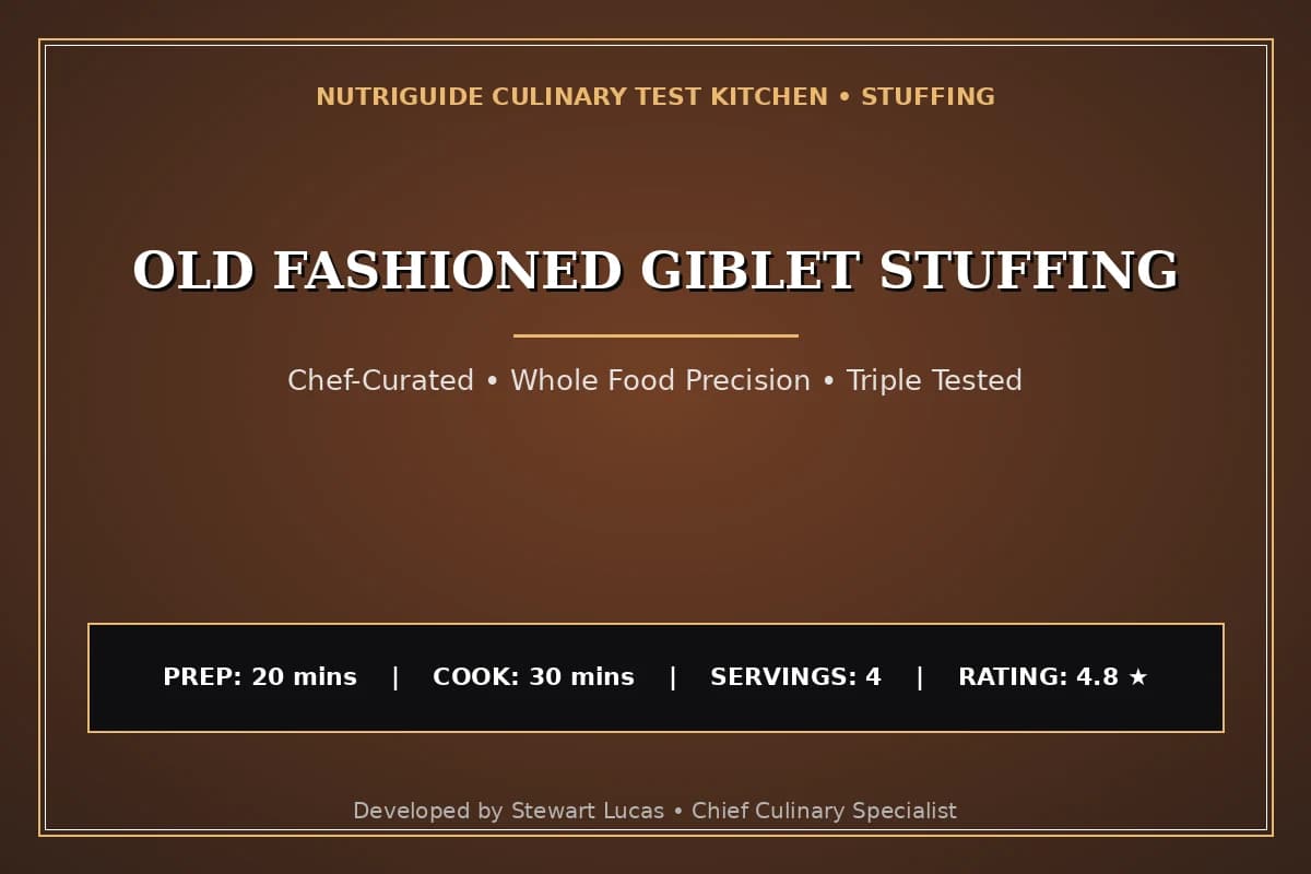 Old Fashioned Giblet Stuffing