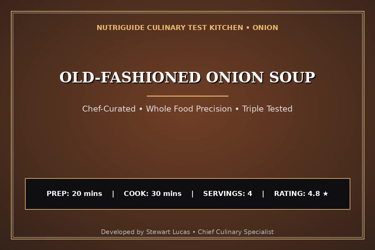 Old-Fashioned Onion Soup