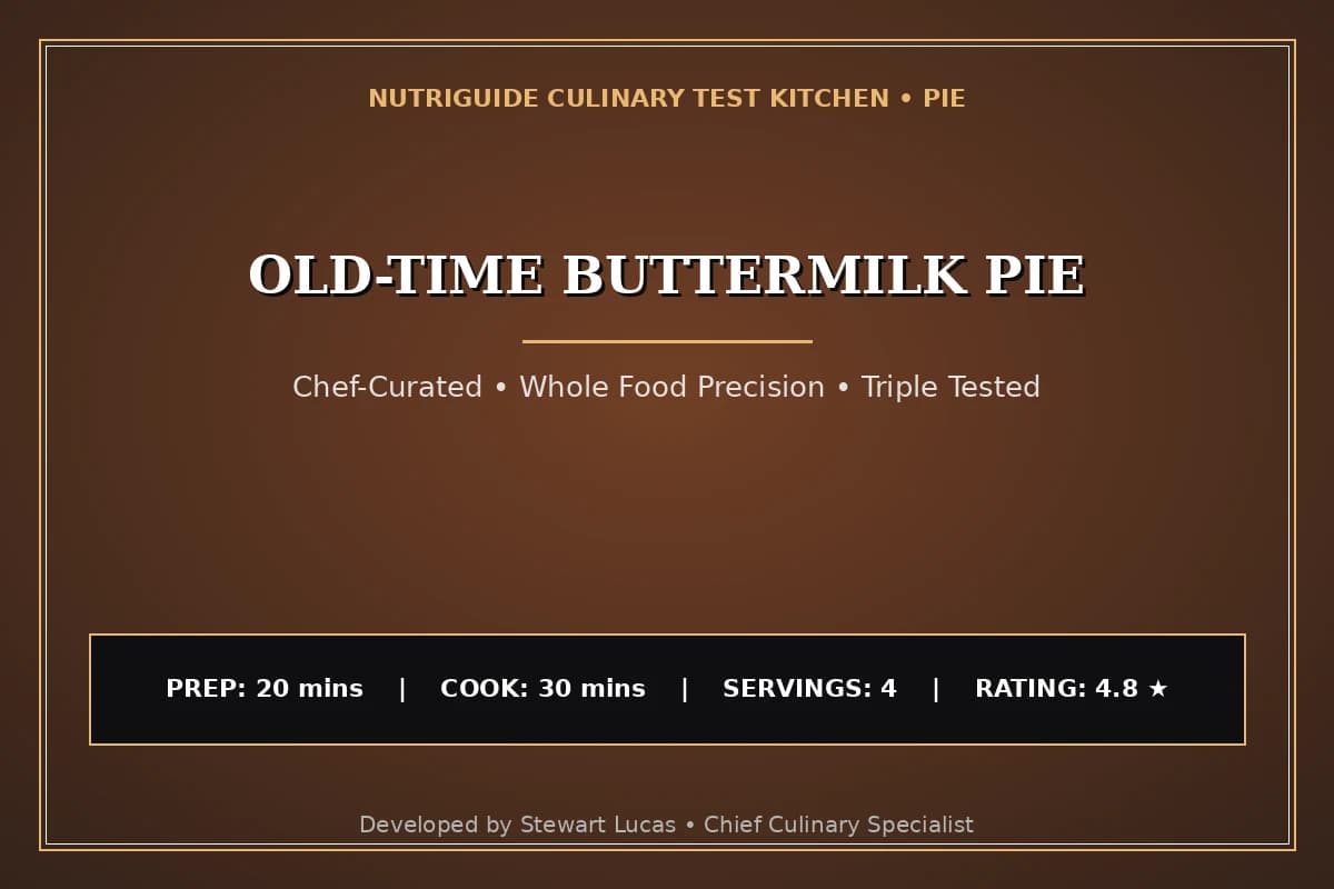 Old-Time Buttermilk Pie