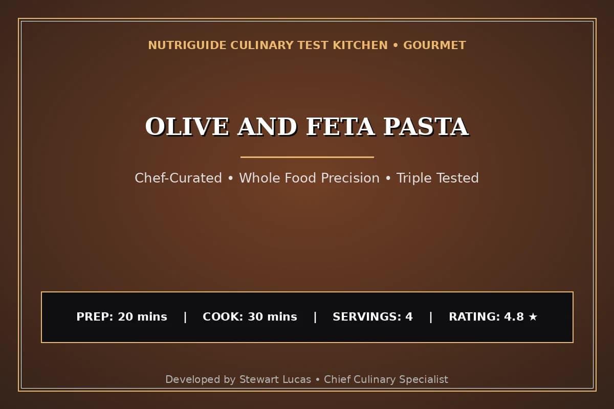 Olive And Feta Pasta