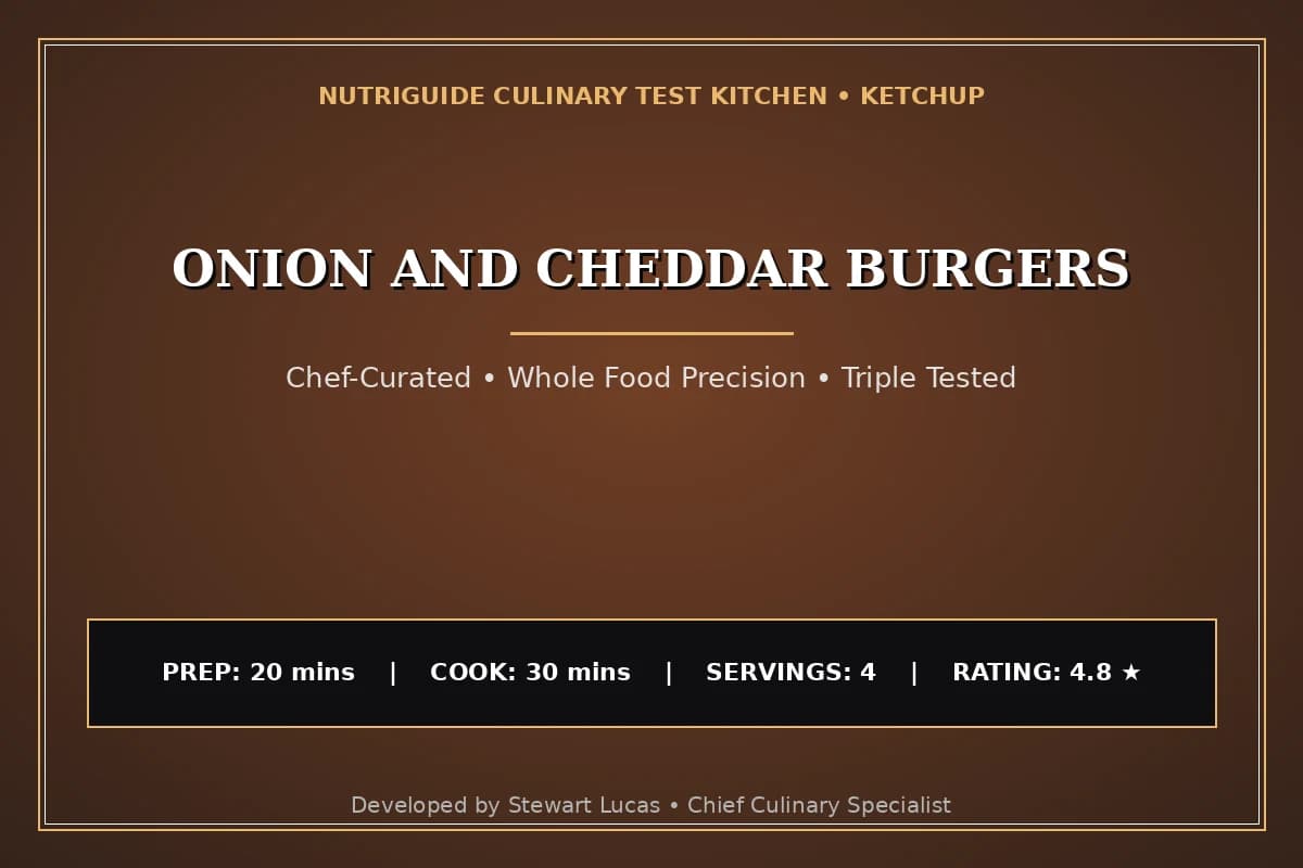 Onion And Cheddar Burgers