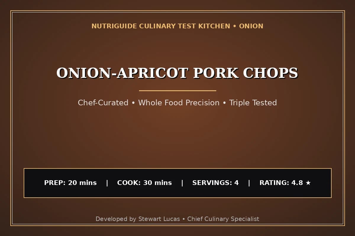Onion-Apricot Pork Chops