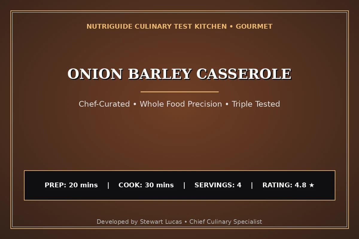 Onion Barley Casserole