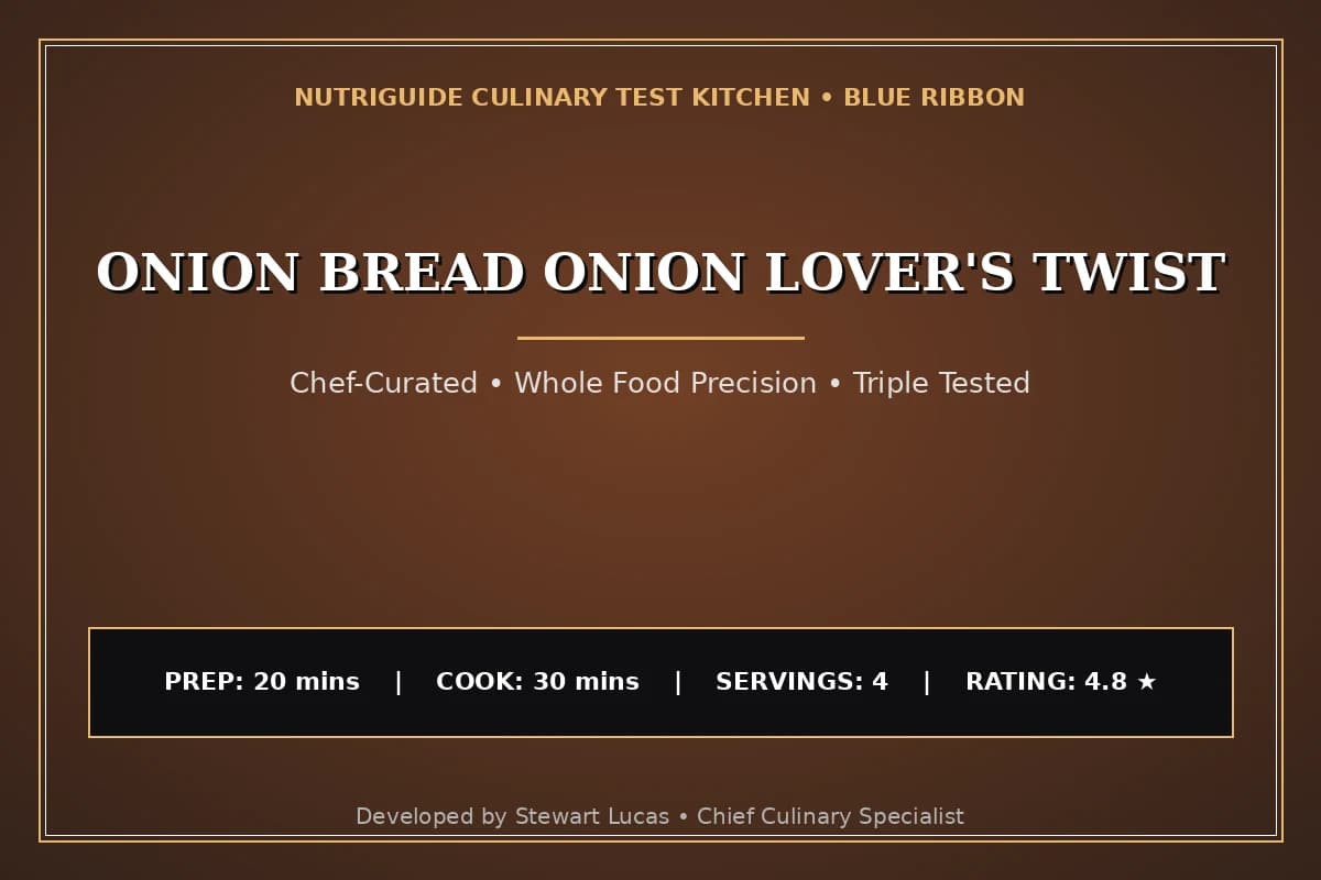 Onion Bread Onion Lover'S Twist