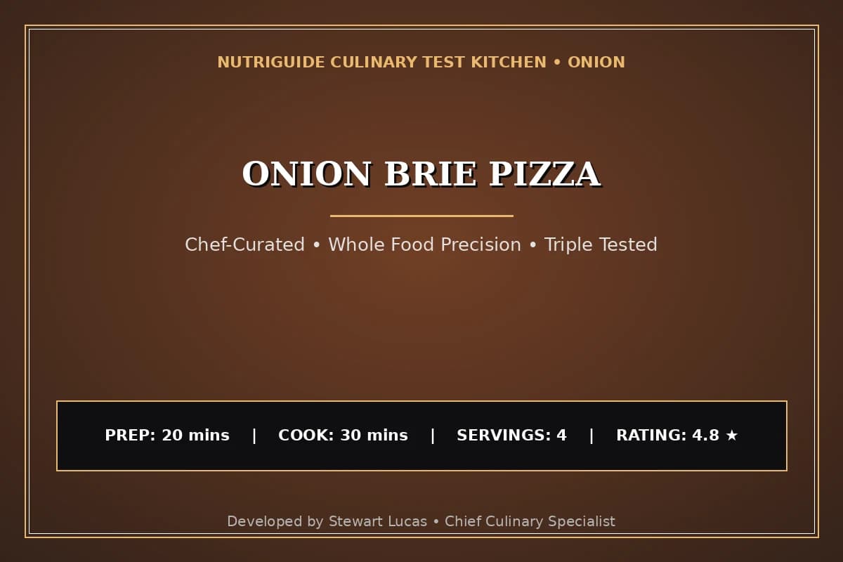 Onion Brie Pizza