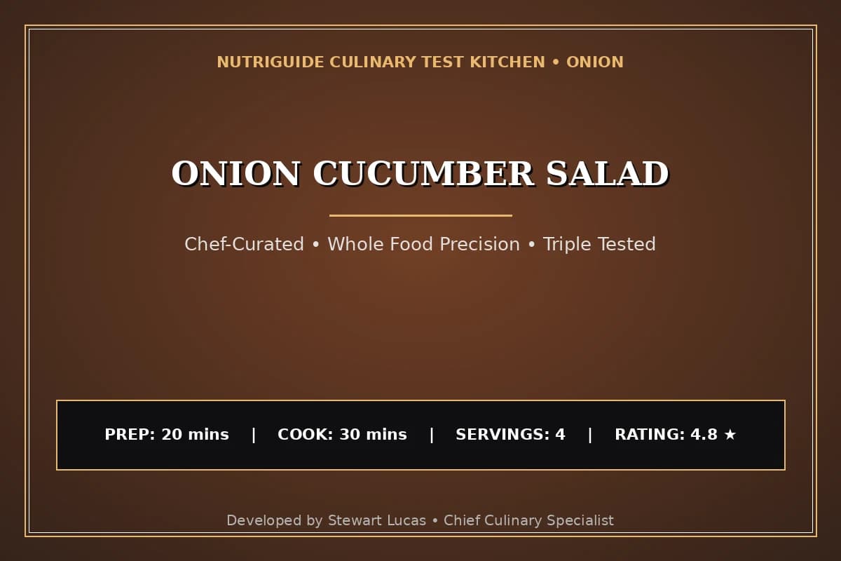 Onion Cucumber Salad