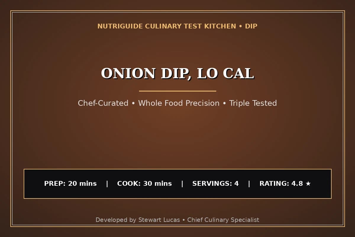 Onion Dip, Lo Cal
