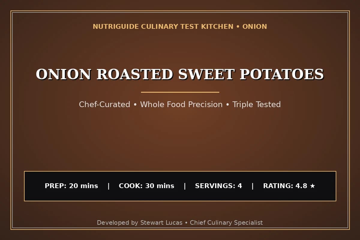 Onion Roasted Sweet Potatoes