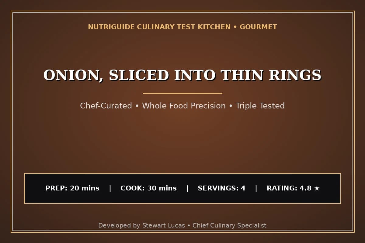 Onion, Sliced Into Thin Rings