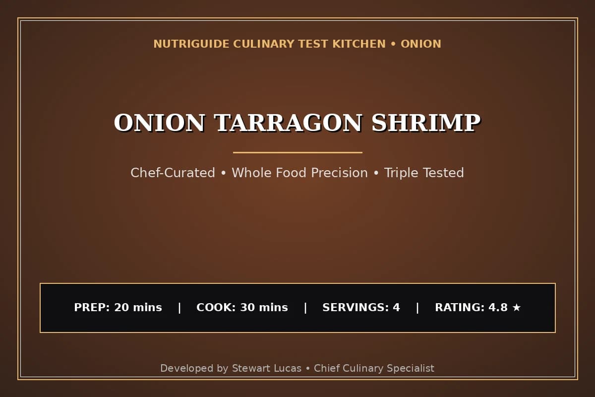 Onion Tarragon Shrimp