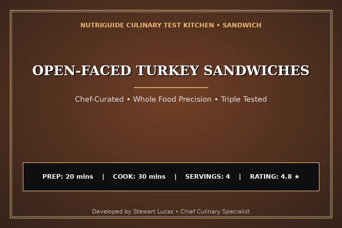 Open-Faced Turkey Sandwiches